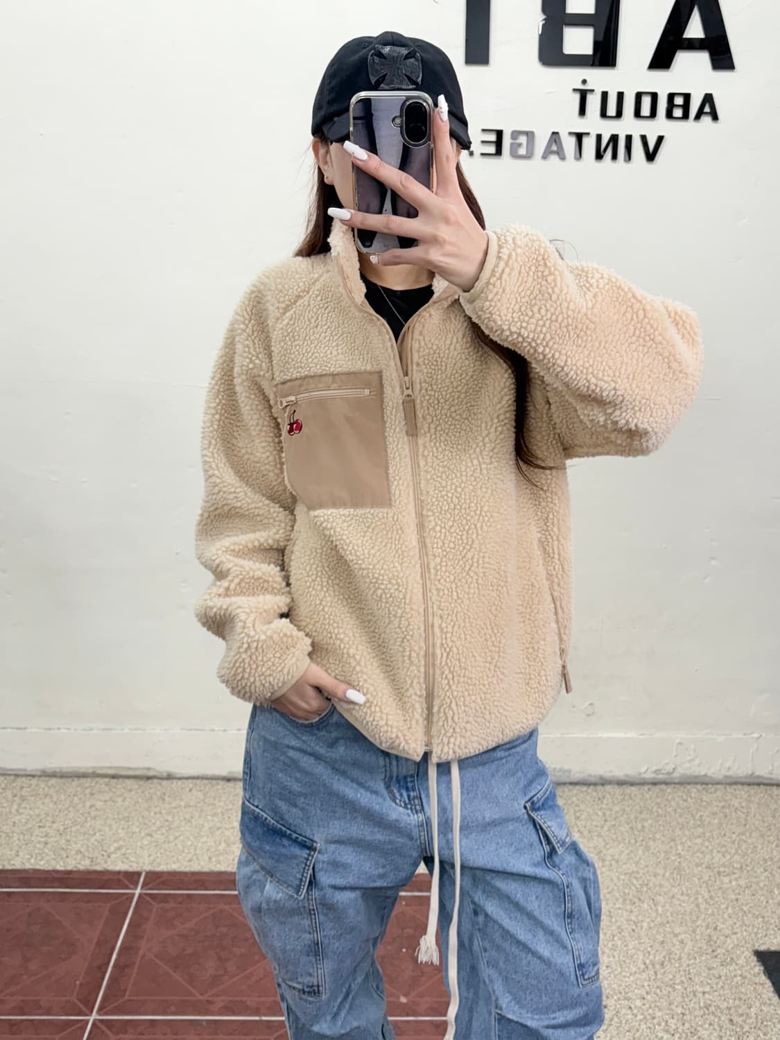 키르시 뽀글이 후리스 집업 상품이미지3