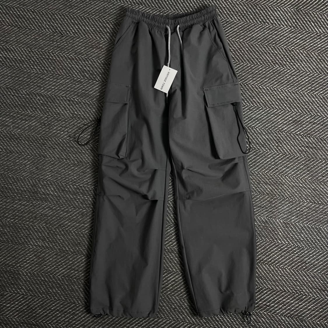 빈티지 와이드 우븐 카고 퍼티그 팬츠o 2982 상품이미지1