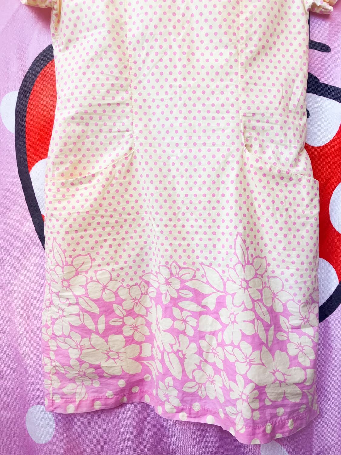 jpn 레몬핑크 도트 원피스 상품이미지4