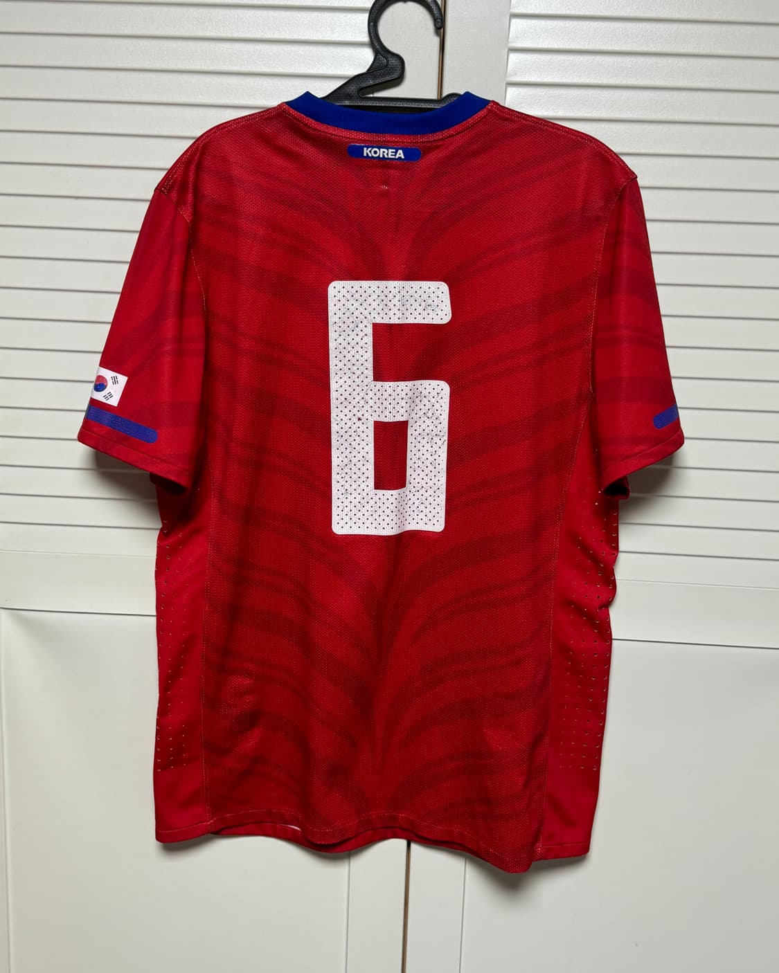 10-12 나이키 대한민국 홈 지급용 유니폼 반팔 No.6 김보경 상품이미지4