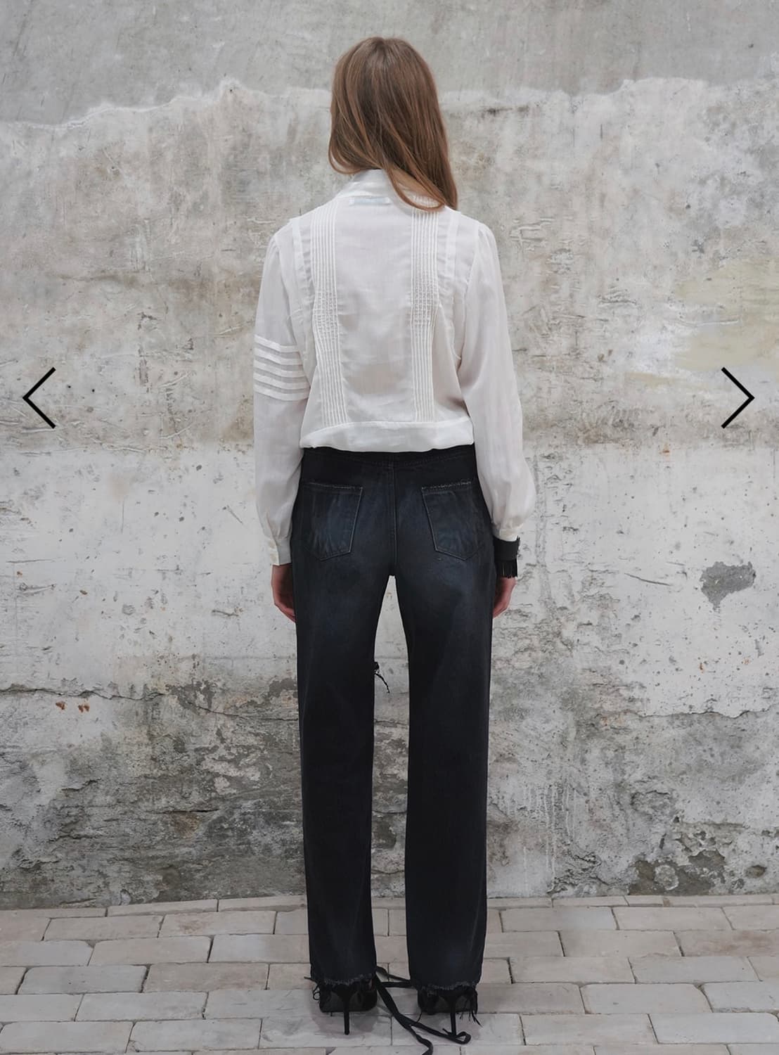 데어드) CUT OUT DESTROYED JEANS- size M 상품이미지2