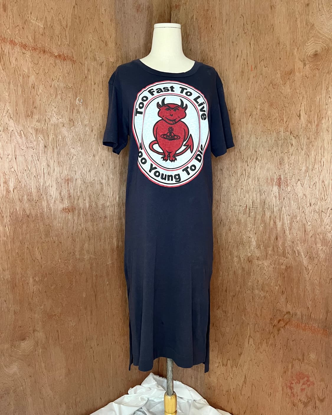 비비안 웨스트우드 앵글로마니아 투 패스트 티셔츠 드레스 상품이미지1