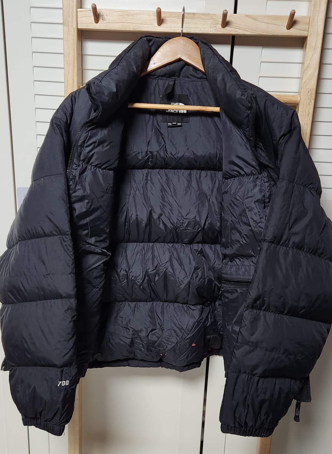 노스페이스 700 눕시 블랙 패딩 자켓 상품이미지5