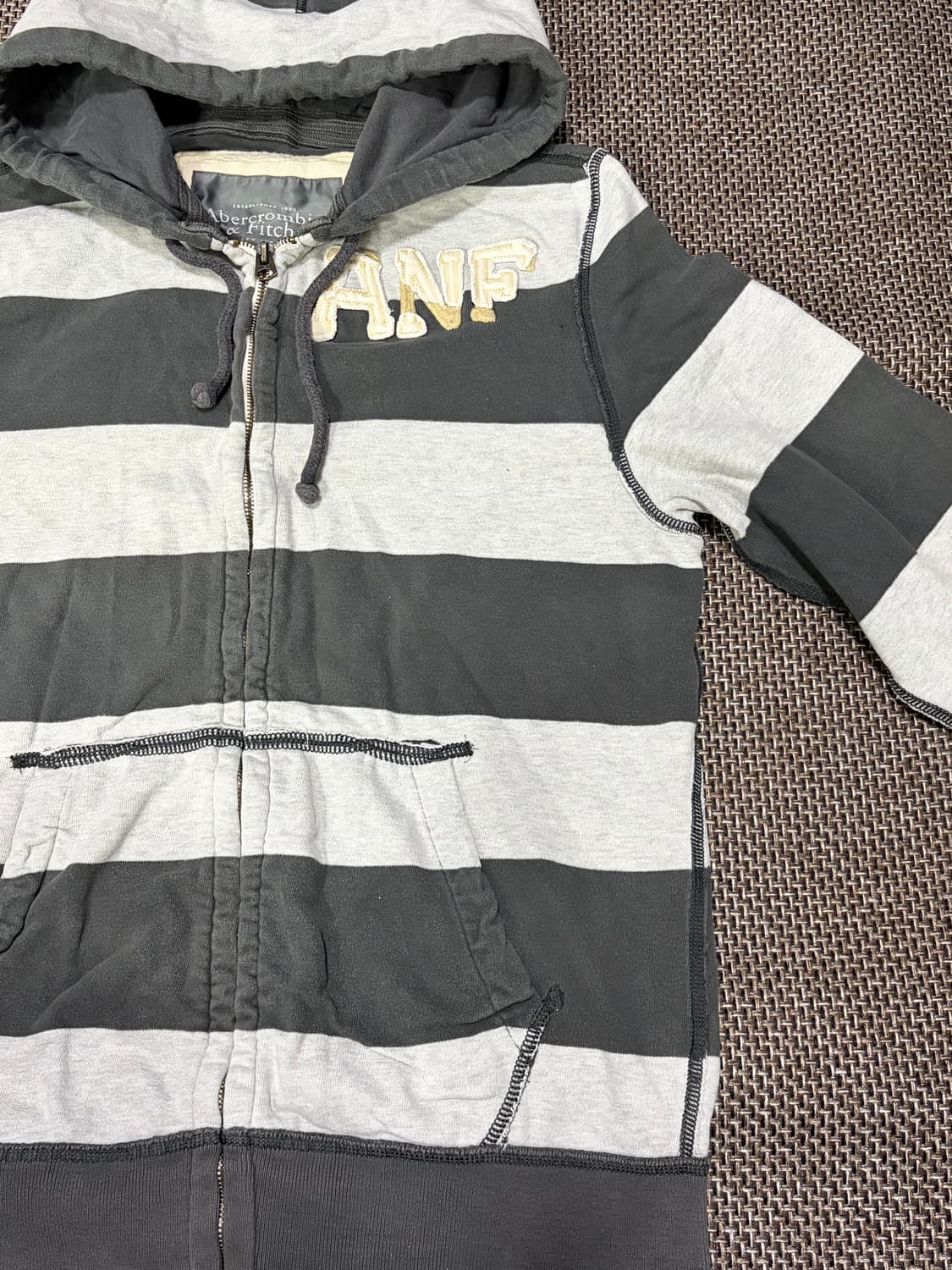 아베크롬비 스트라이프 후드집업 상품이미지3