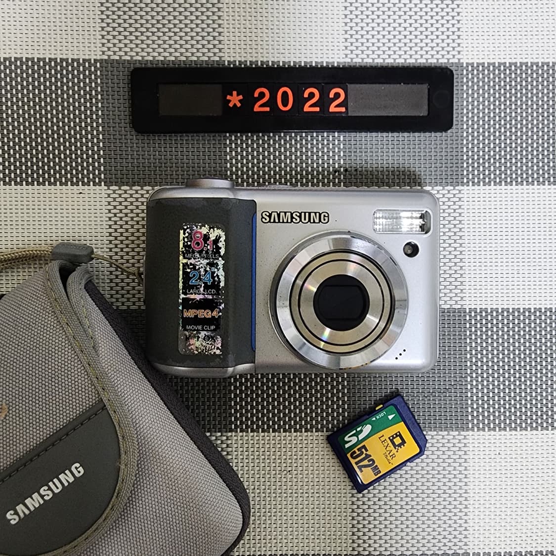 삼성캐녹스 S 800 디지털카메라 AA건전지 파우치포함 상품이미지1