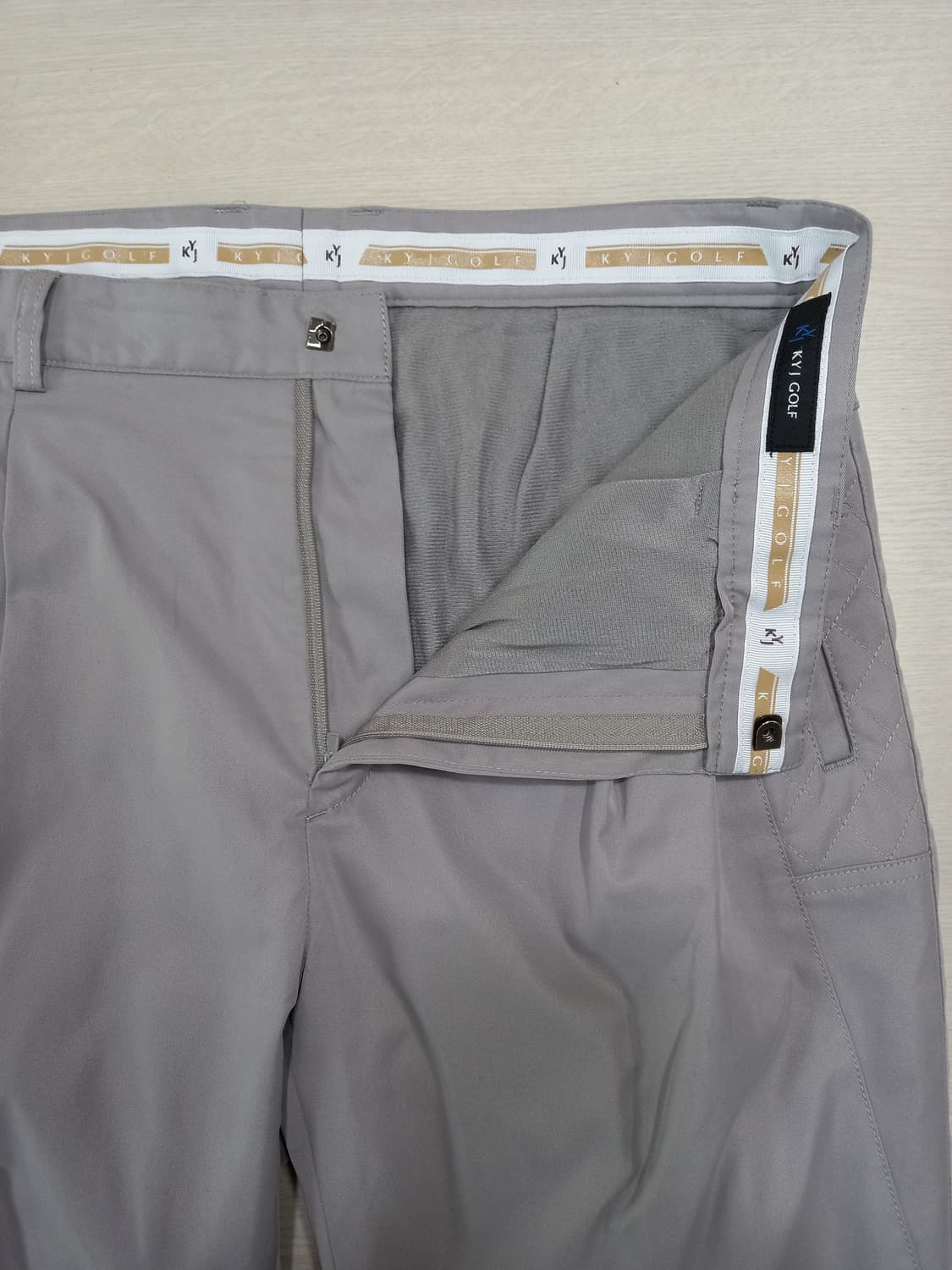 34 KYJ GOLF 기모 스판 골프바지 그레이 34-534 상품이미지6