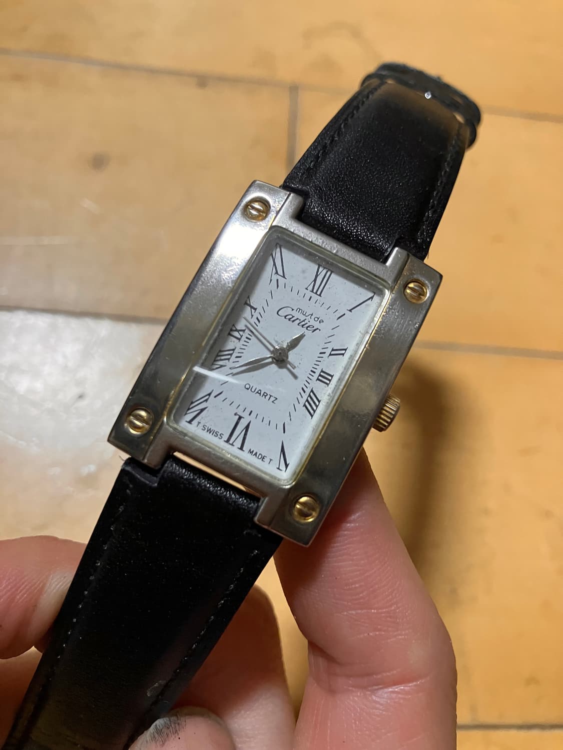 MUST DE CARTIER 7-80s 까르띠에 빈티지 스퀘어 쿼츠 시계 상품이미지2