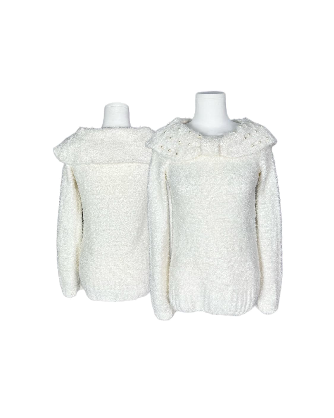 ribbon shape neck knit 상품이미지1