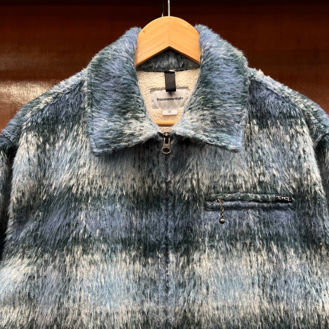 디스이즈네버뎃 브러쉬드 체크 자켓  [ 100 ] 상품이미지1