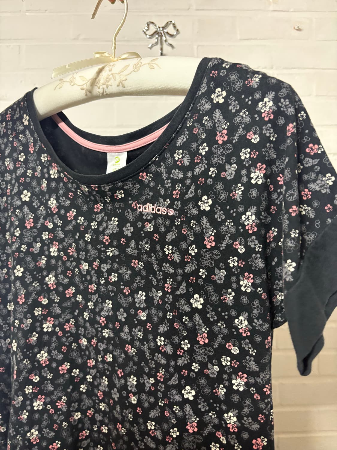 jpn vintage adidas neo flower t-shirt 상품이미지3