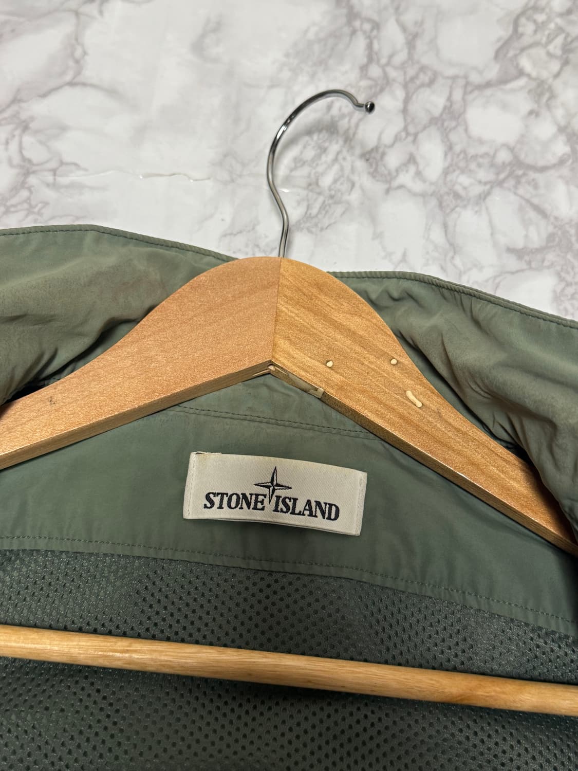 스톤아일랜드 MICRO REPS 카키 바람막이 자켓 상품이미지8