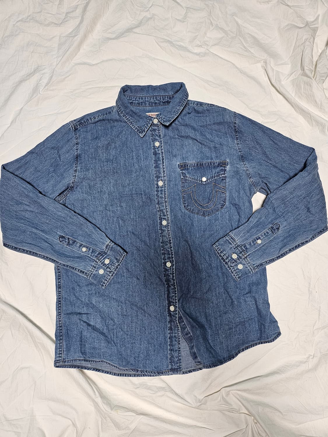 트루릴리젼 포켓 데님 워크 셔츠 L 상품이미지1