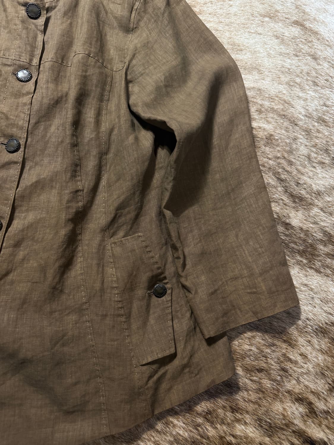 MARINA RINALDI Linen Jacket 상품이미지5