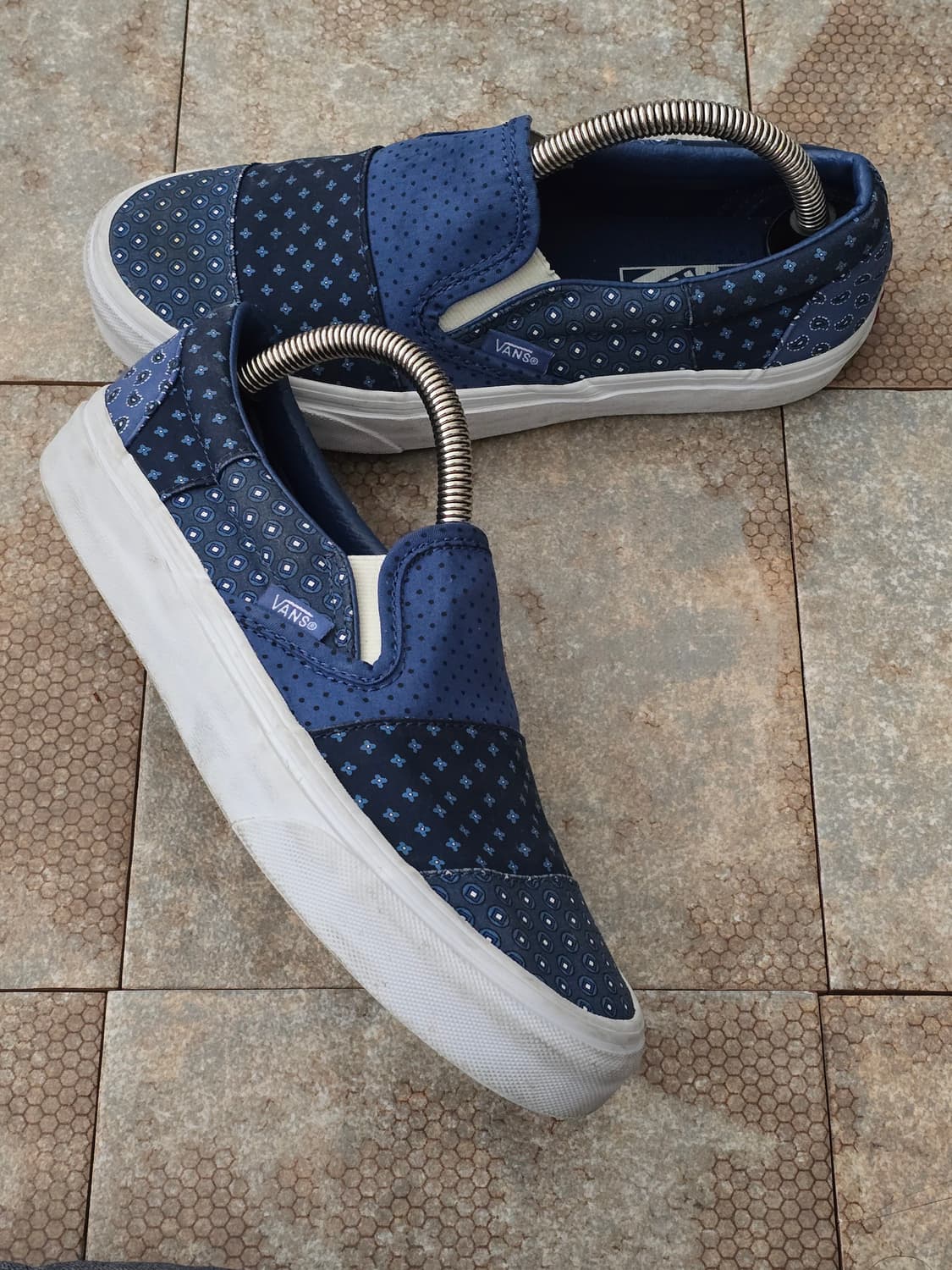 (235)반스 슬립온 타이 프린트 패치워크 상품이미지8