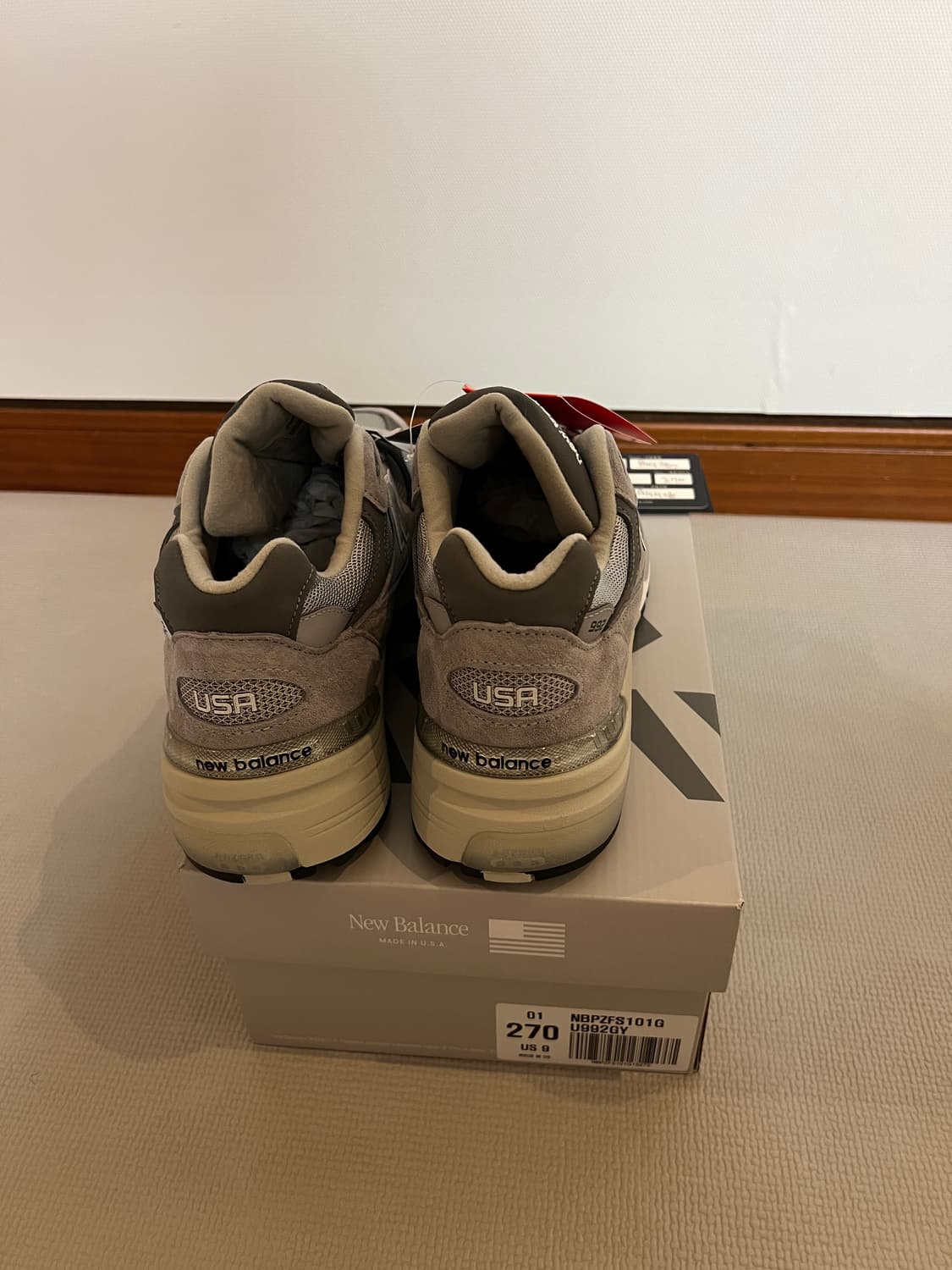 [2025.06.14. 공홈 당첨] 뉴발란스 코리아 992 그레이 270 상품이미지3