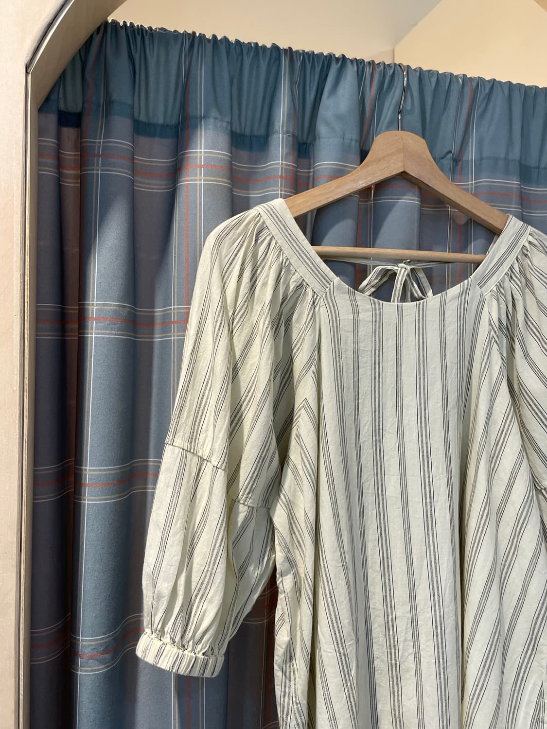 일본빈티지 모리걸 백리본블라우스 상품이미지2