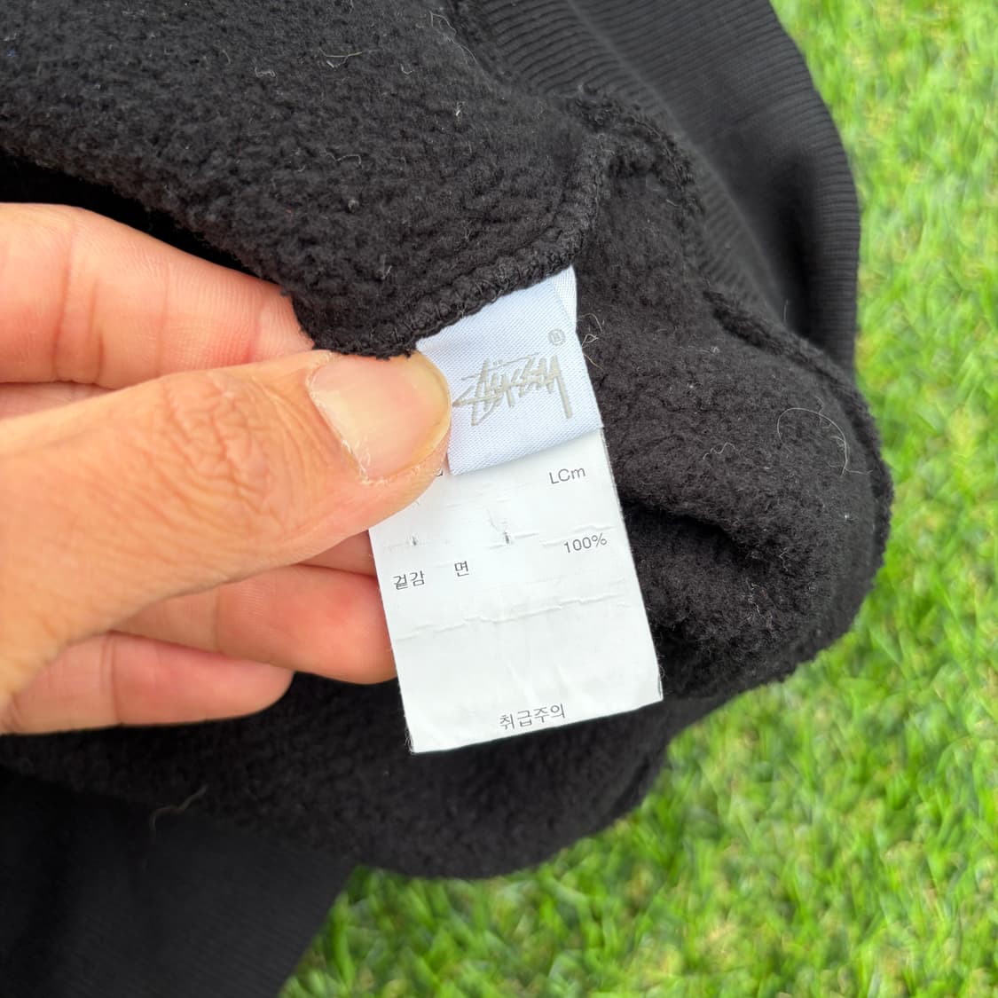 L)스투시 X 아워레가시 피그먼트 후드티 상품이미지7