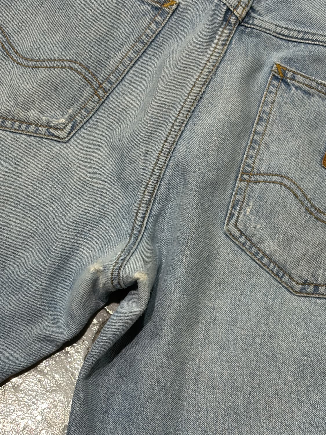 칼하트(Carhartt) 연청 웨스턴 데님 팬츠 반바지 상품이미지4