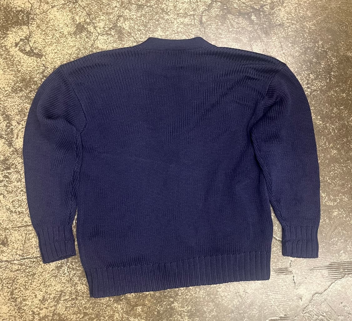 90s 폴로 랄프로렌 방패로고 네이비 니트 가디건 상품이미지7