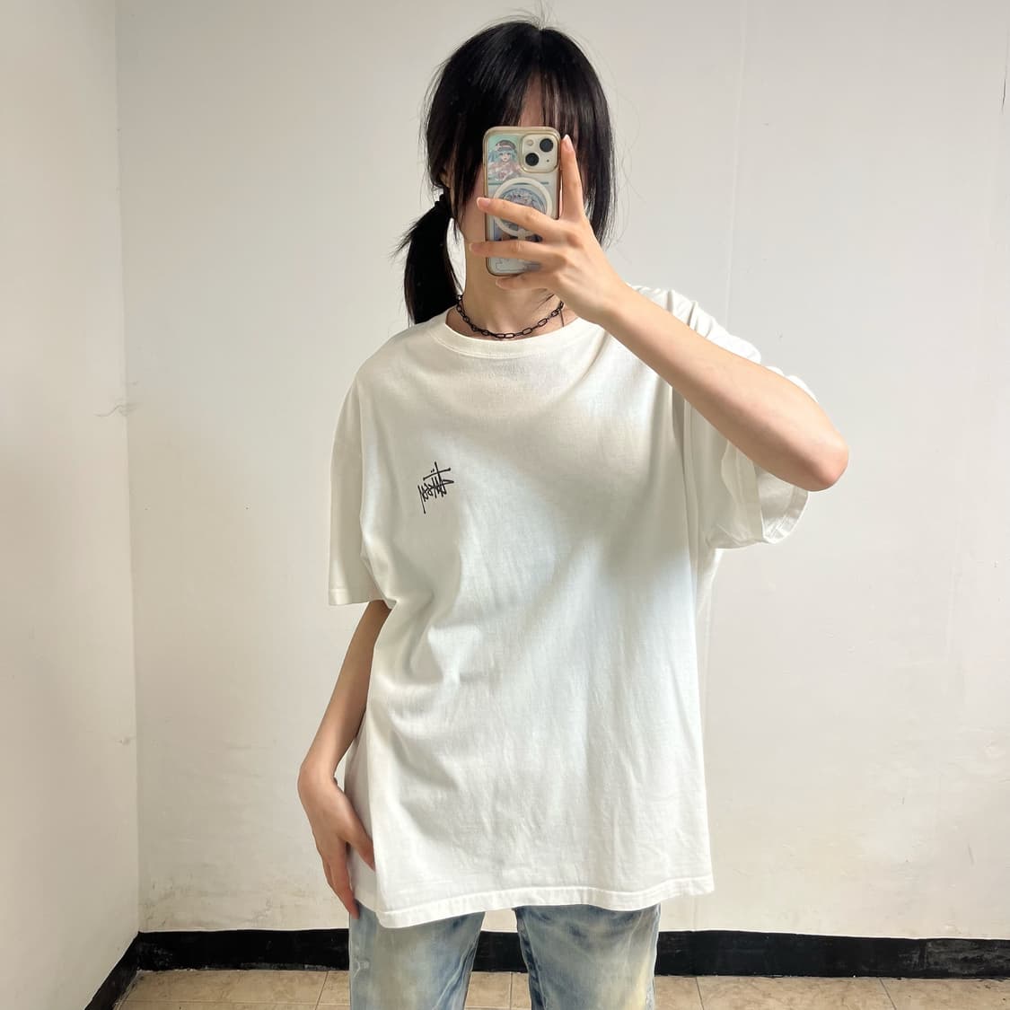 Stussy Stock Logo T-Shirt 상품이미지1