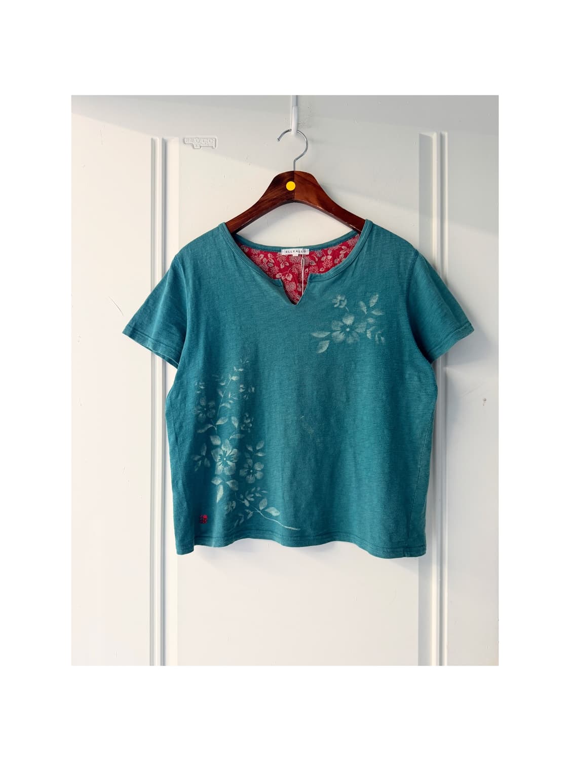 일본빈티지 하구미 에스닉 반팔티 상품이미지1