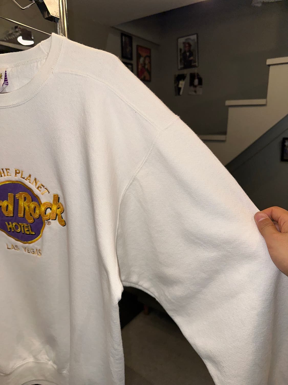 90’s Hard Rock Las Vegas logo sweatshirt 상품이미지6