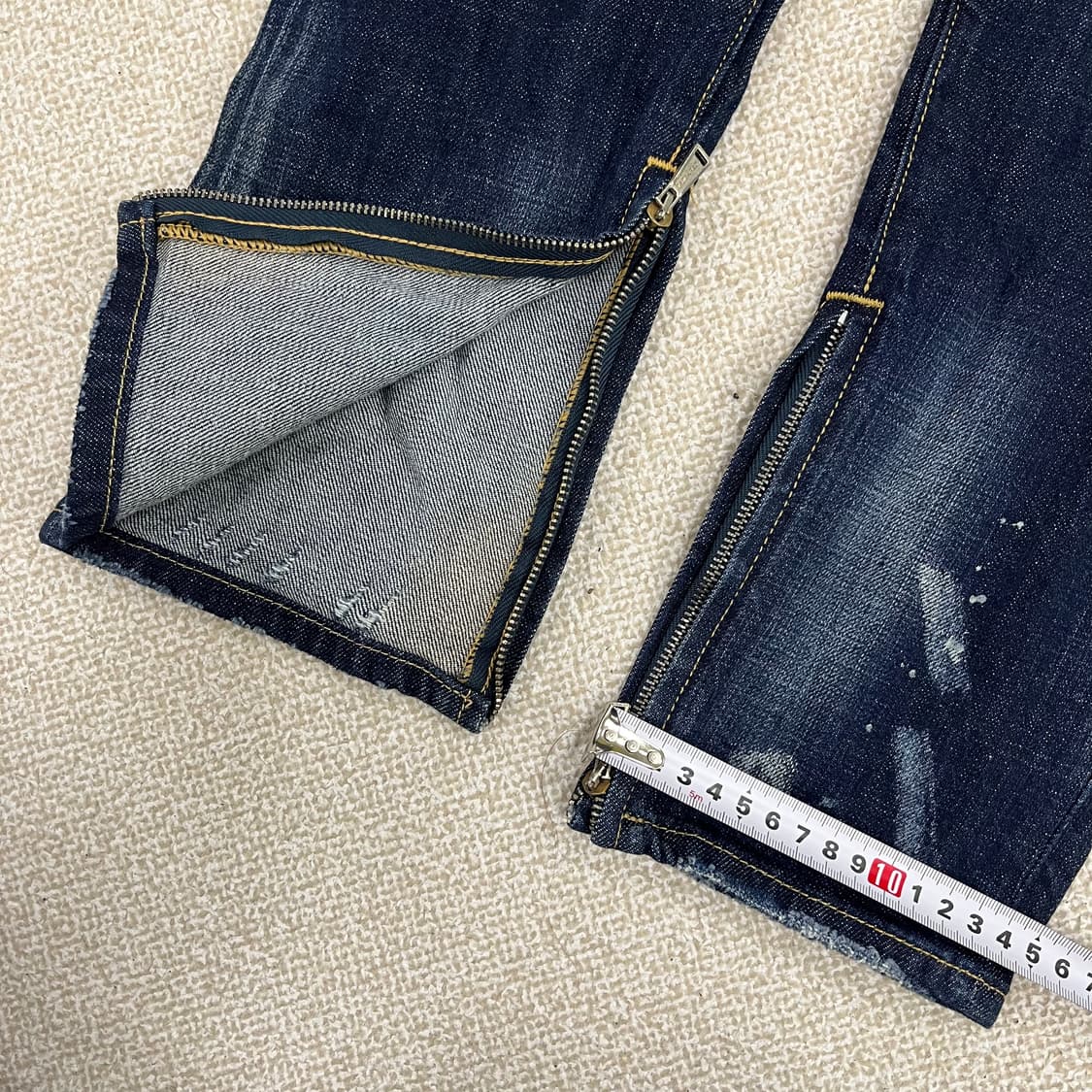 [40] 디스퀘어드2 워싱 페인팅 스케이터핏 데님 청바지 0120M1 상품이미지7