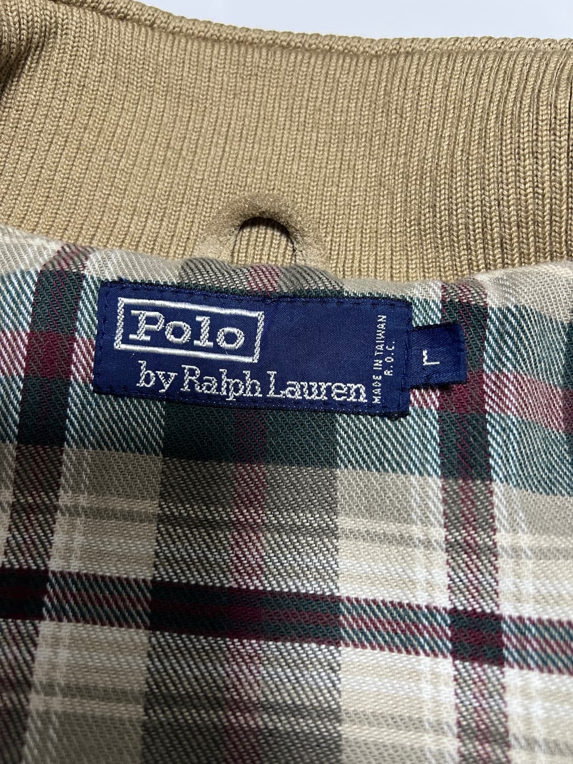 90s 폴로 랄프로렌 스웨이드 해링턴 바라쿠타 자켓 L 상품이미지5