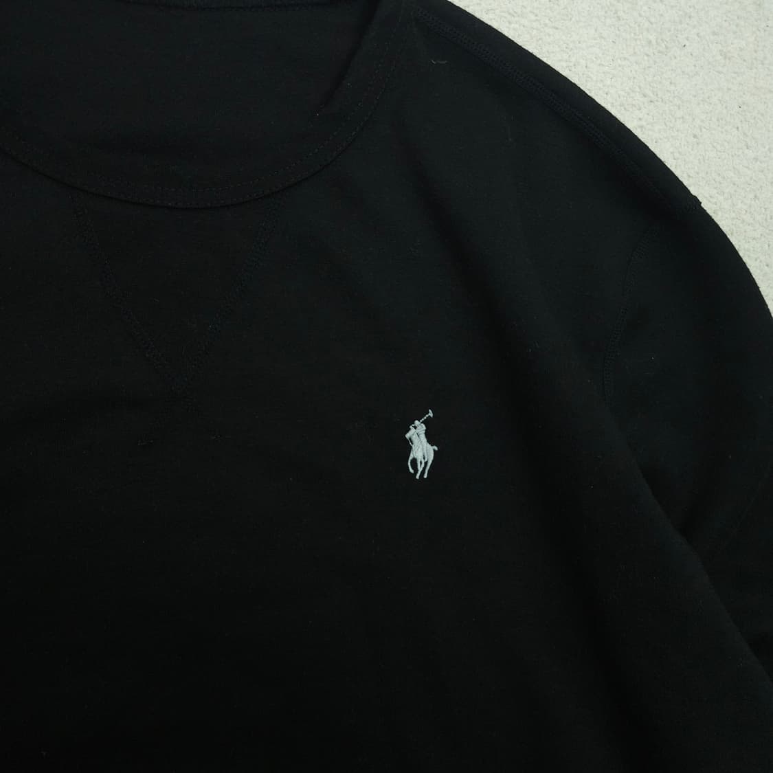 폴로 랄프 로렌 맨투맨 블랙 상품이미지2
