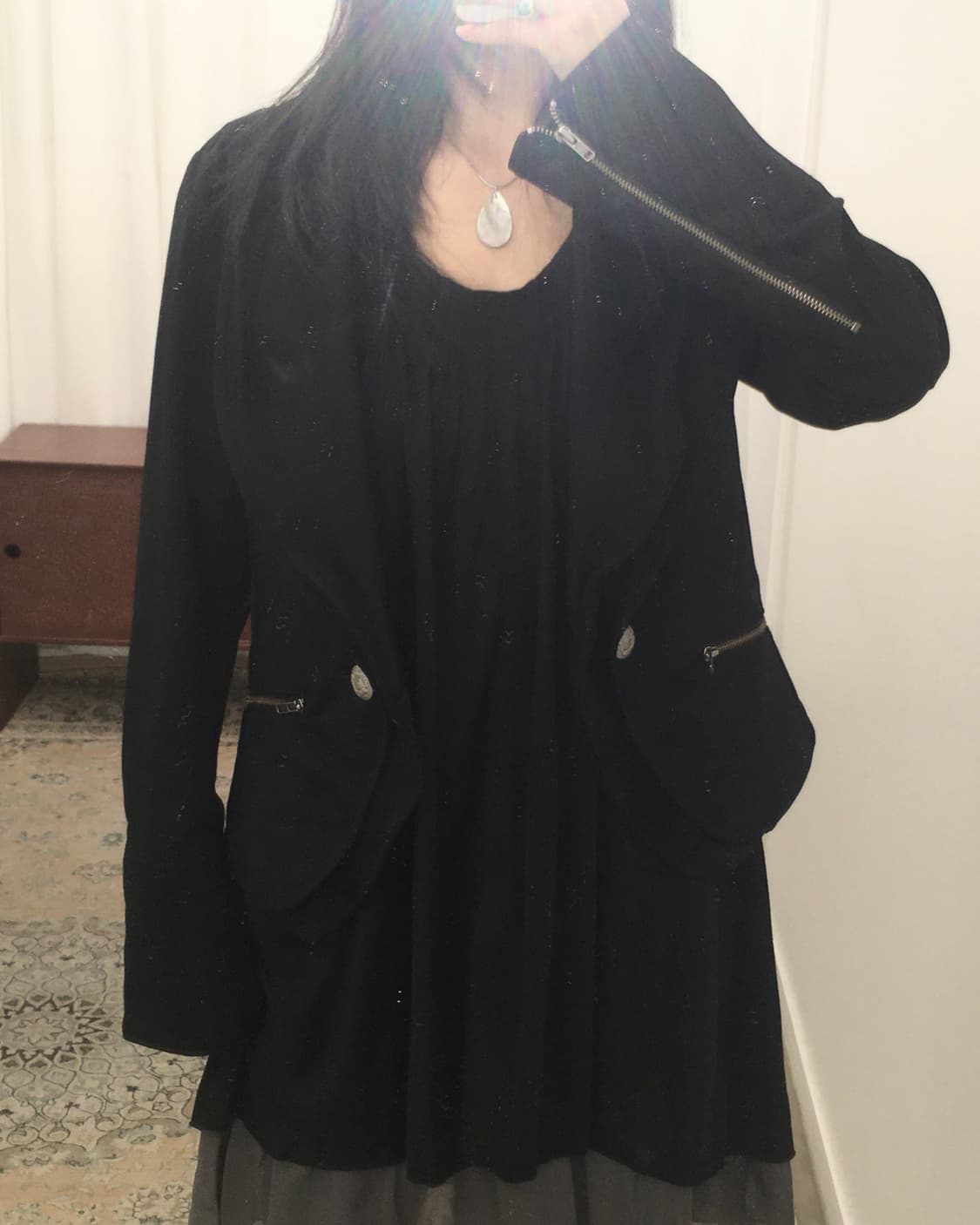 쓰리버튼 블랙 브레이저 상품이미지5