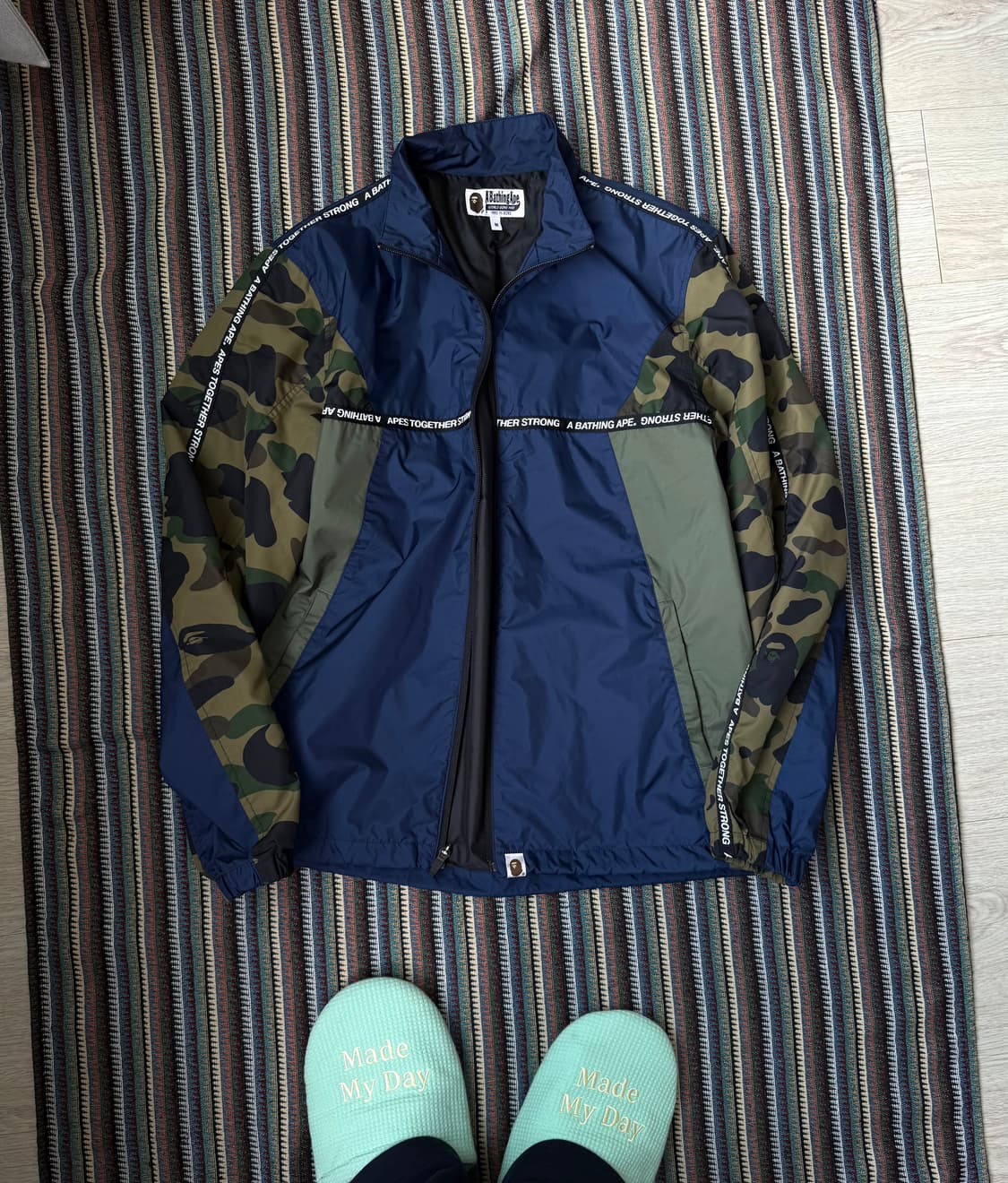 베이프 파이핑 바람막이 상품이미지2