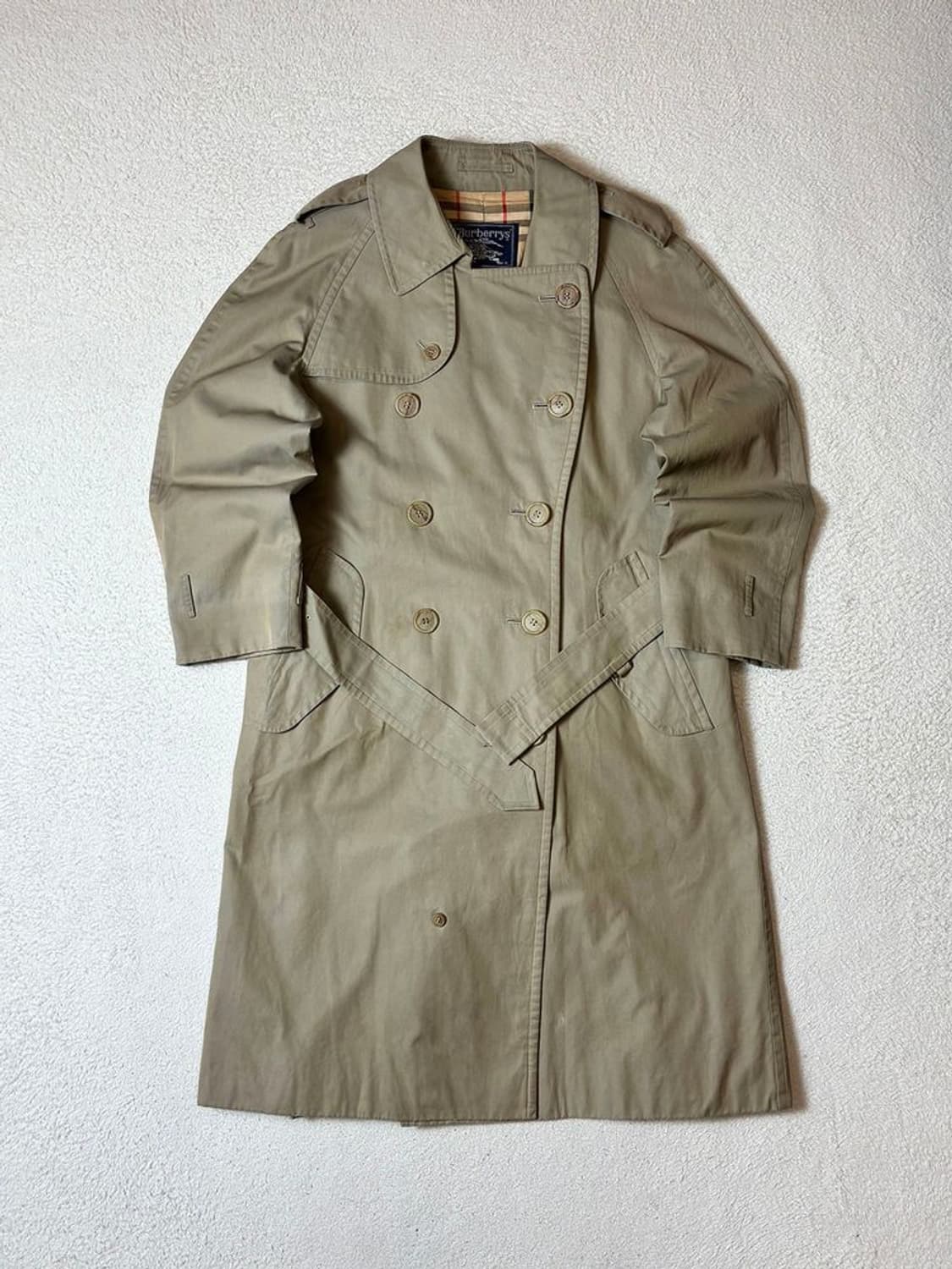 버버리 90's 싱글 견장 오버핏 트렌치 코트 PN7545 상품이미지1