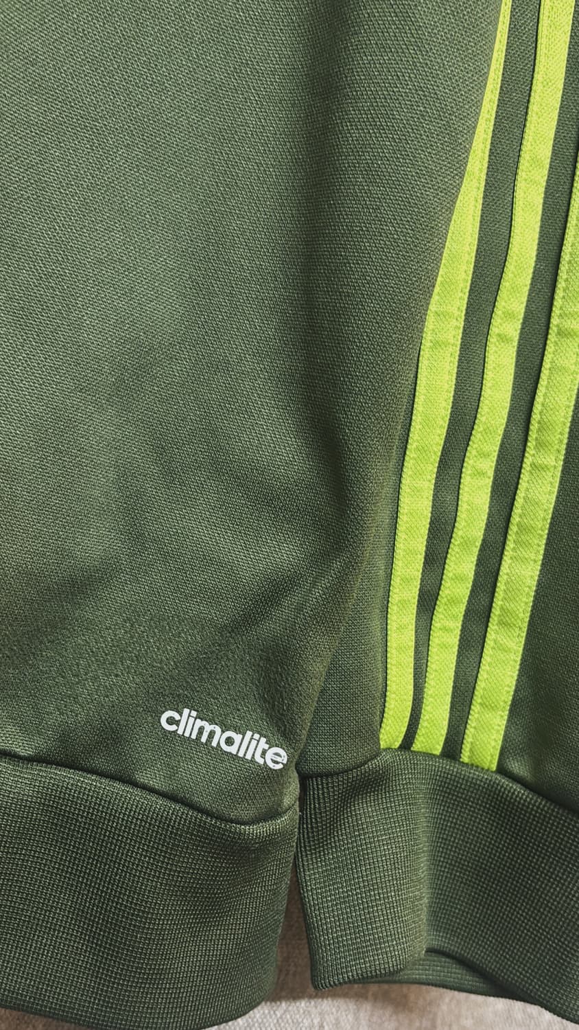 아디다스 삼선 트랙탑 카키/라임 105 상품이미지4