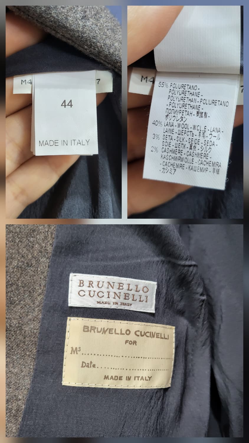 브루넬로 쿠치넬리 사선집업 울 혼방자켓 상품이미지10