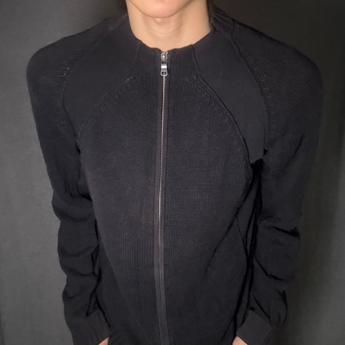 armani zipup black 상품이미지3