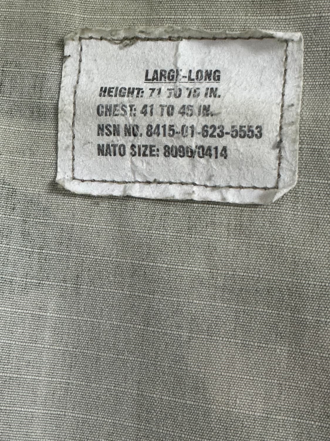 미군 OCP 멀티캠 전투복 상의 (L/L) (XL) (만원샵) 상품이미지8
