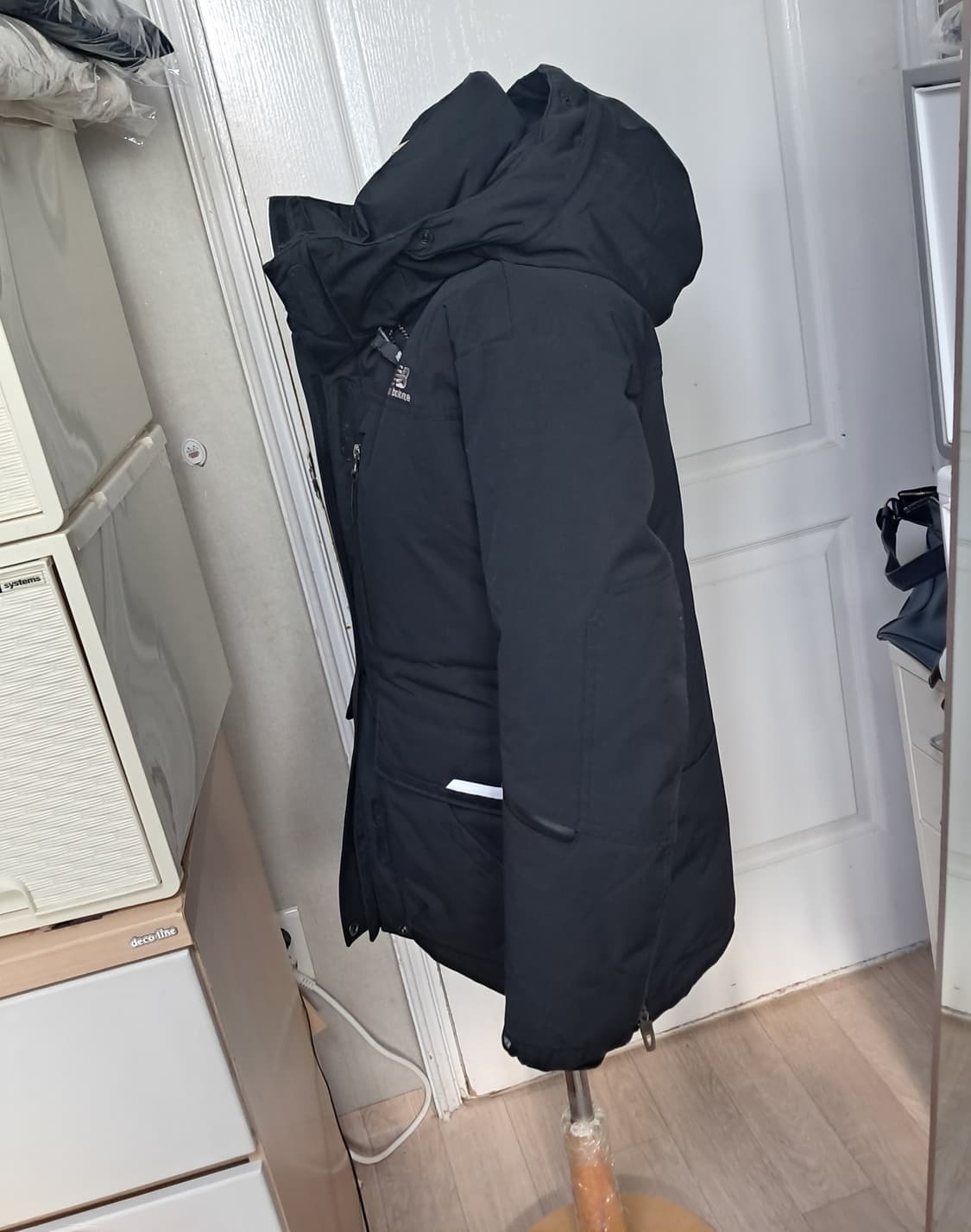 뉴발란스 패트롤 패딩 구스다운 90(M)약55~66 상태상급 상품이미지3