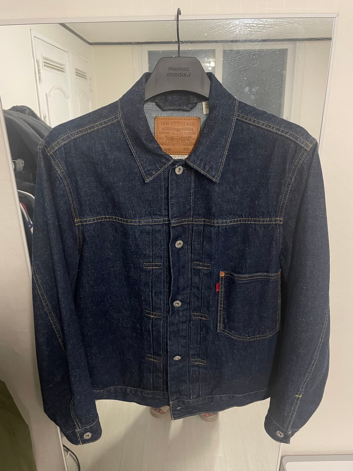 (지디 착용) 리바이스 타입1 트러커 자켓 M 상품이미지2