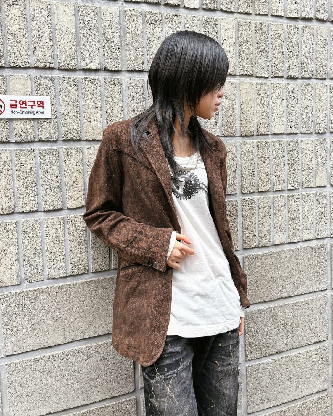 토네이도 마트 파이톤 패턴 웨스턴 블레이저 상품이미지7