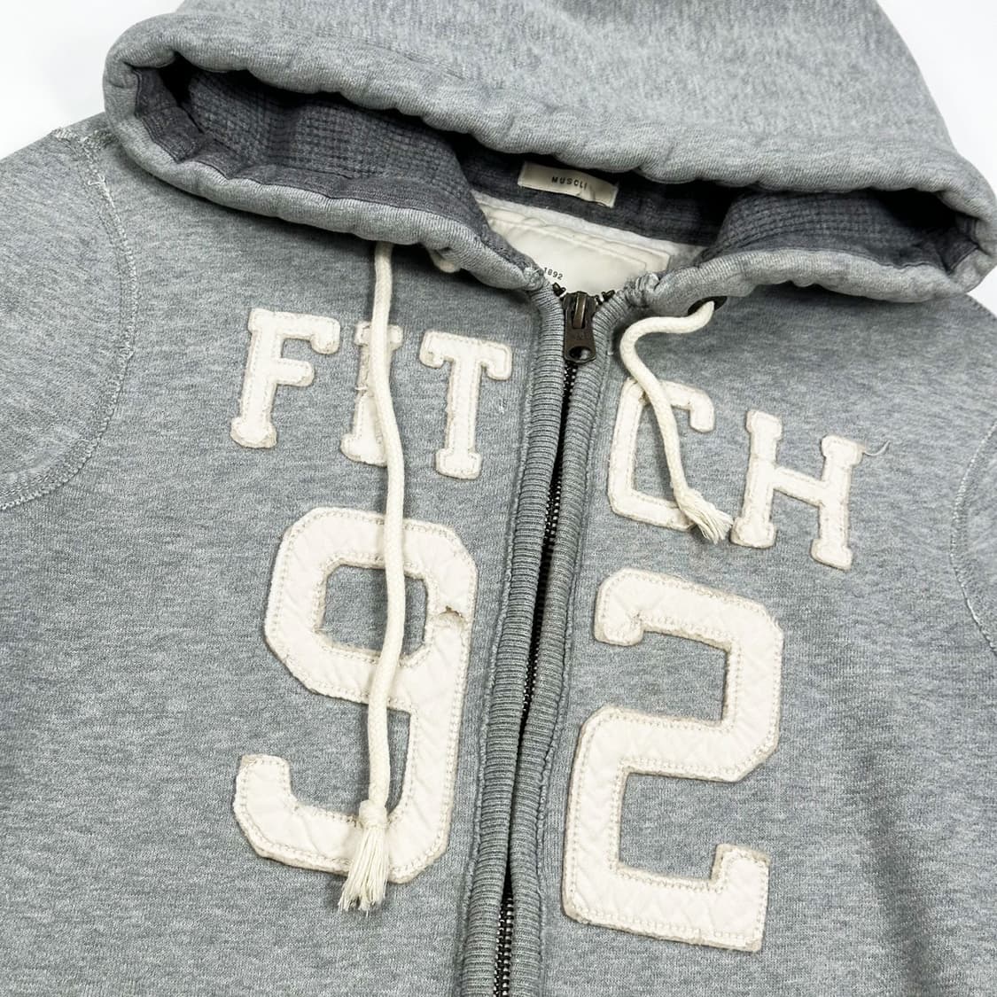 아베크롬비 A&F 피치 그레이 후드집업 (M) 상품이미지3