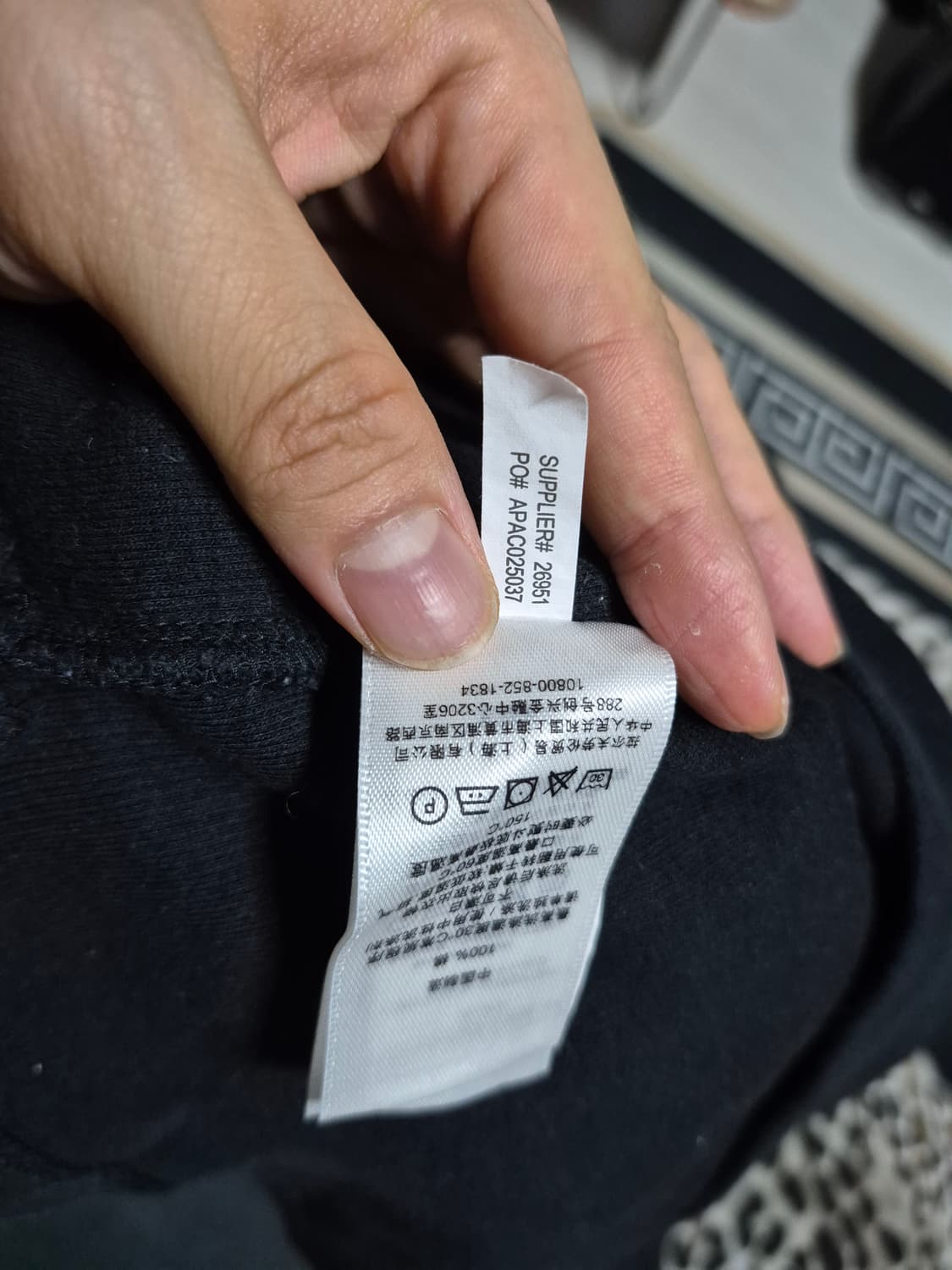폴로 랄프로렌 쿼터 집 스웻셔츠 블랙 M 정품 상품이미지6