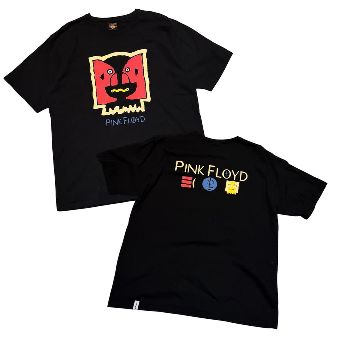 핑크플로이드 디비전 벨 투어 복각 티셔츠 블랙 상품이미지1