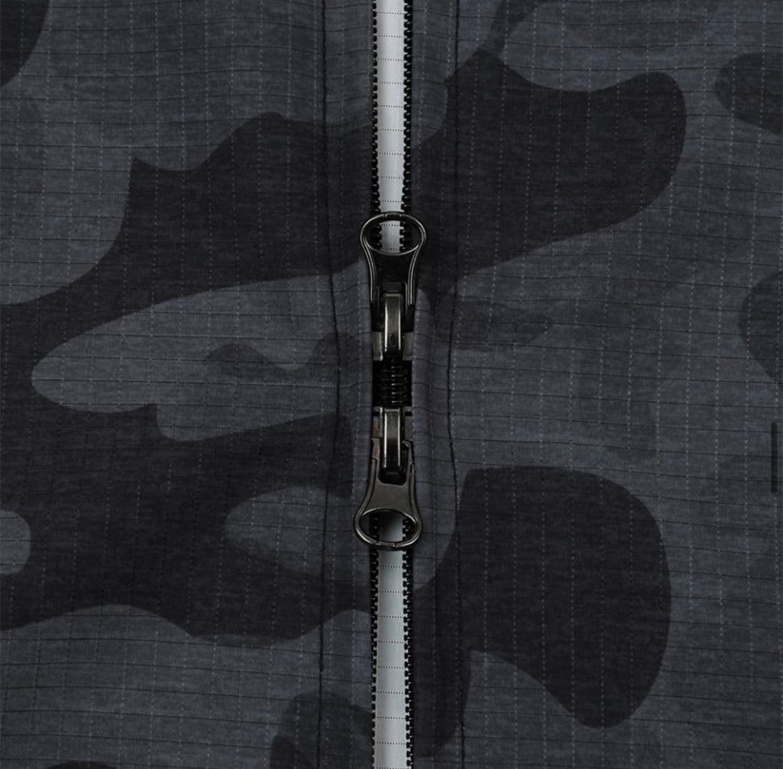 [슬로우레코드하우스] 립스탑 카모 윈드브레이커 (차콜/M사이즈) 상품이미지3