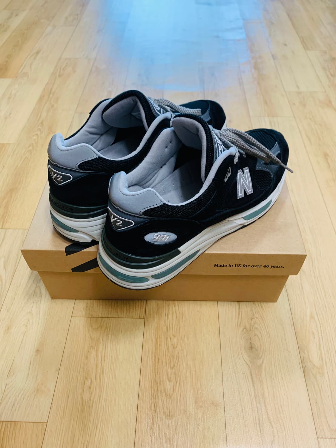 [265] 뉴발란스 991v2 메이드 인 UK 블랙 상품이미지6