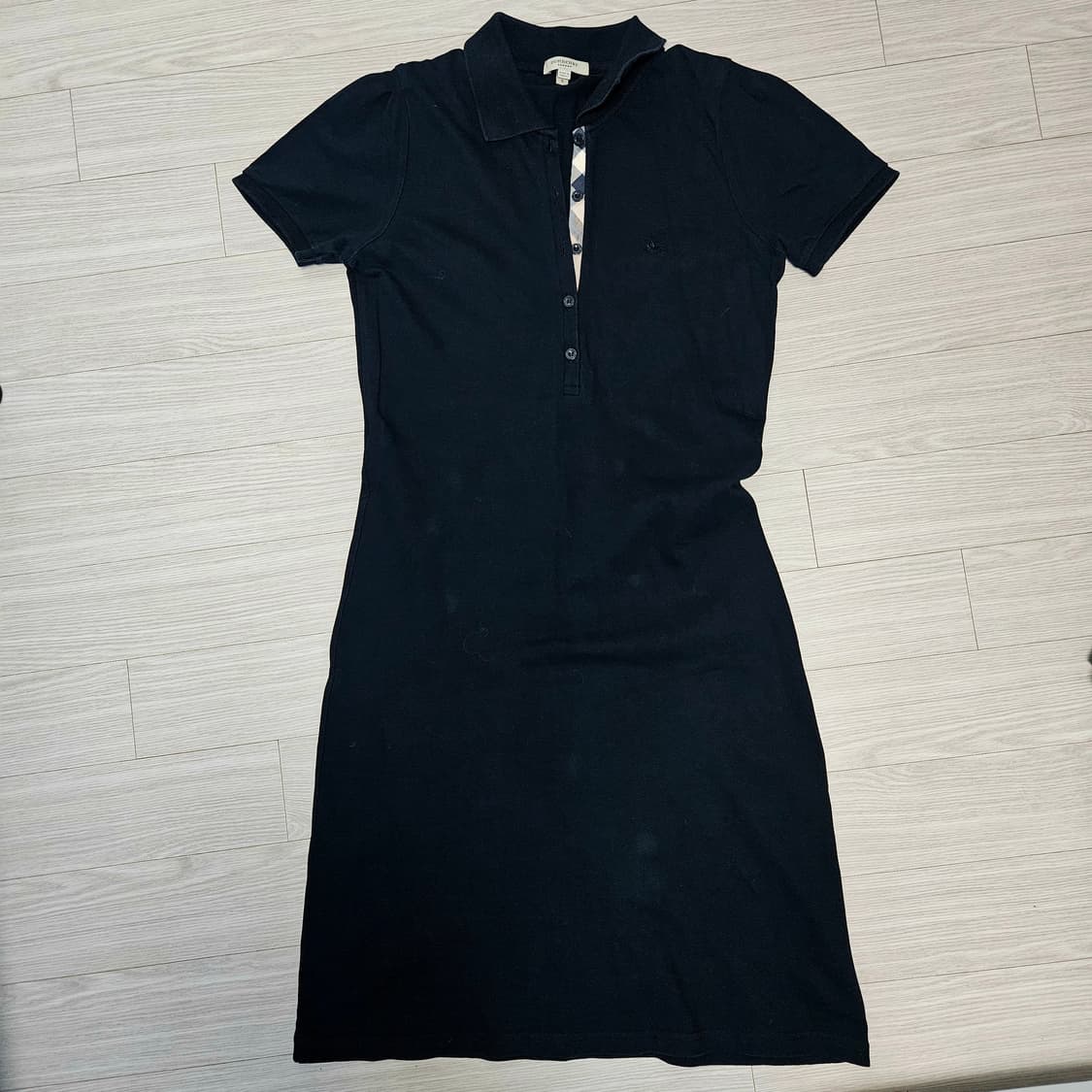 버버리 런던 폴로 원피스 블랙 상품이미지1
