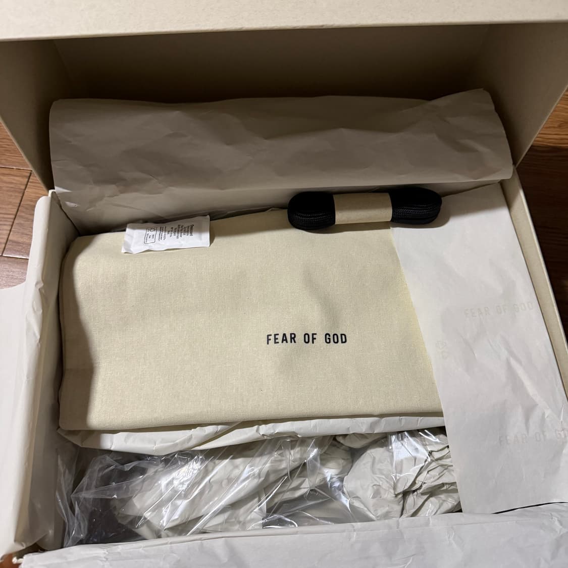 [45] 피어오브갓 8th 바스켓볼 로고 레더 하이탑 스니커즈 상품이미지6