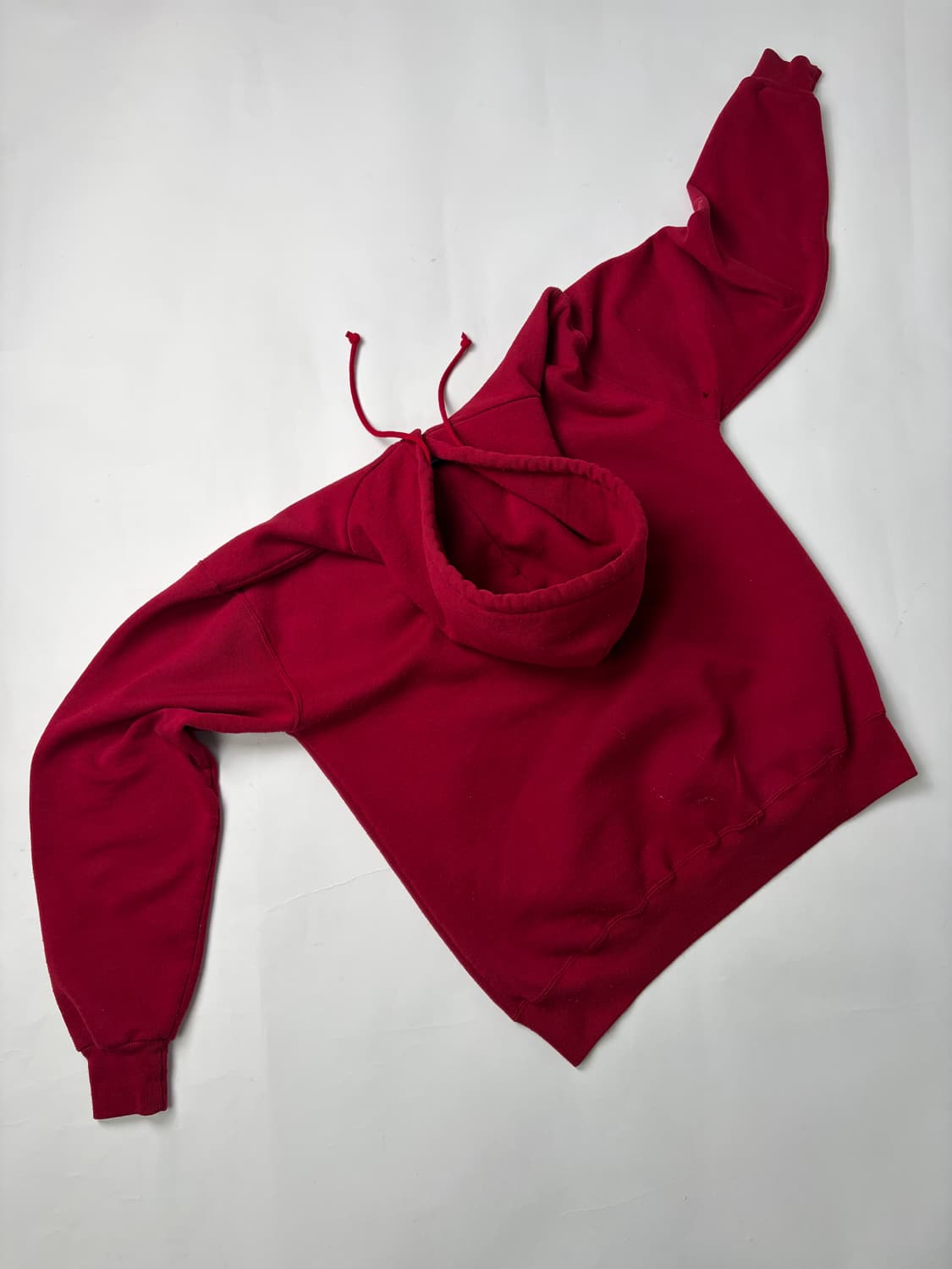 90s Russell Button Hoodie (red) 상품이미지2