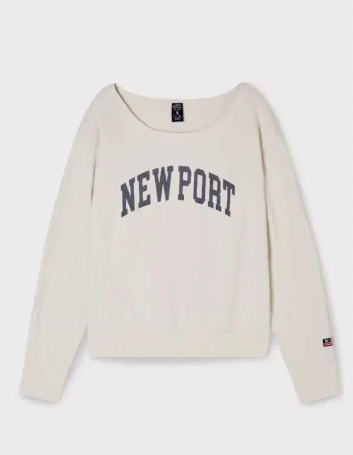 후아유 브랜디멜빌 원오프숄더 맨투맨 상품이미지2