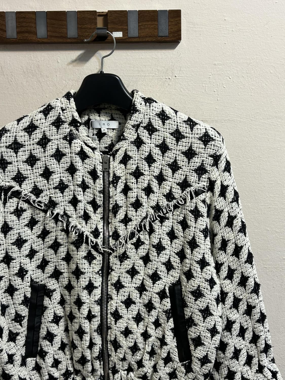 이로 파리 트위드 자가드 블루종 자켓 상품이미지3