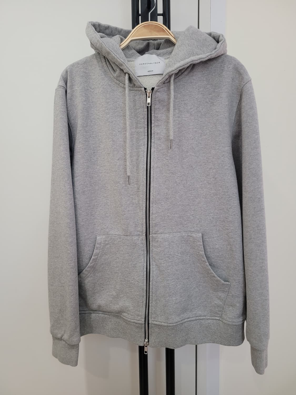 퍼스널팩 그레이 후드집업 M사이즈 상품이미지1